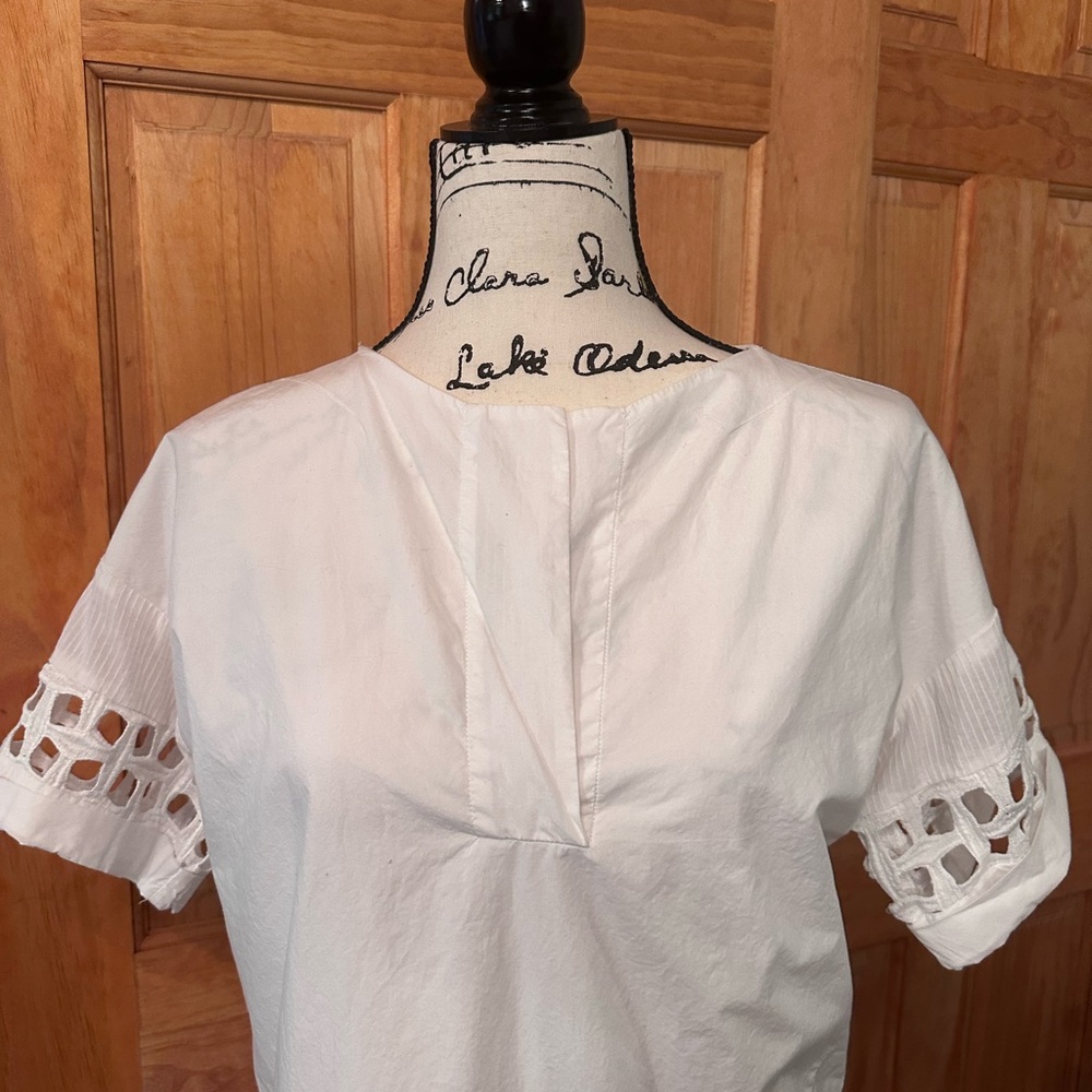 Zara Basic Cream Top - image 4